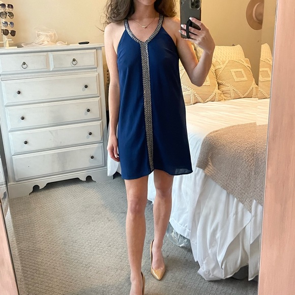 Blue cocktail dress - Picture 2 of 7